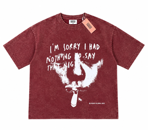Men’s Graphic Print Washed Boxy Fit T-Shirt – 4 Colours