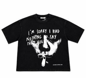 Men’s Graphic Print Washed Boxy Fit T-Shirt – 4 Colours
