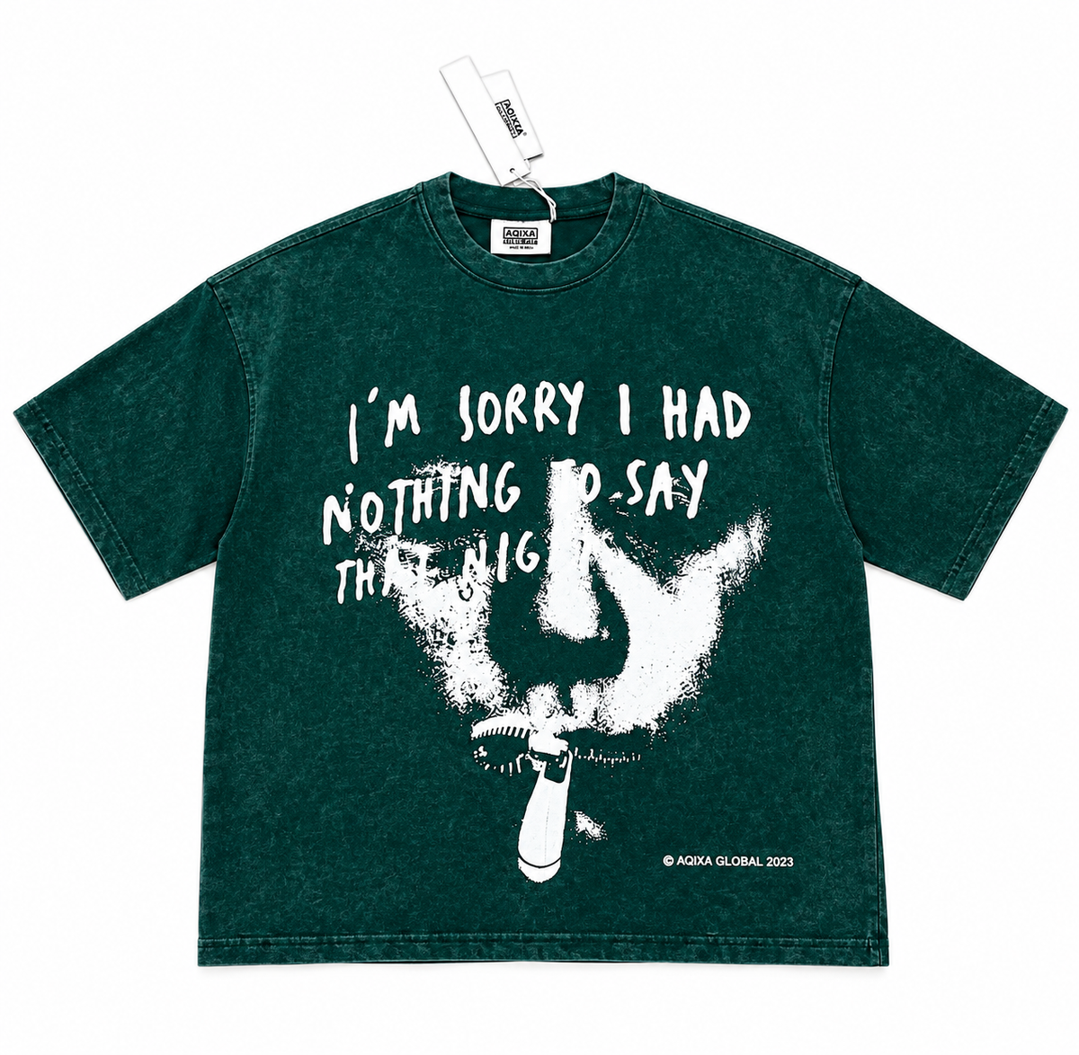 Men’s Graphic Print Washed Boxy Fit T-Shirt – 4 Colours